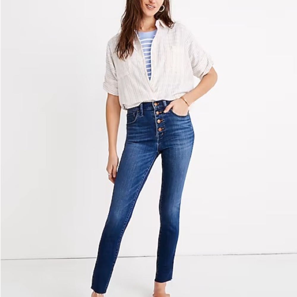 MADEWELL 10” High Rise Skinny Jeans